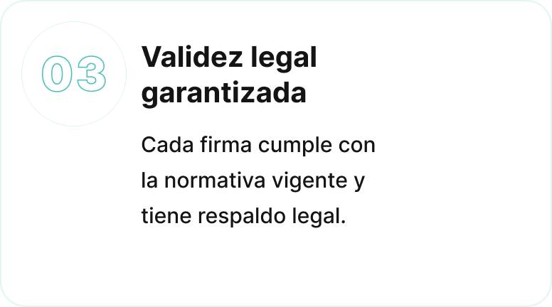 Validez legal garantizada